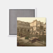 Roman Bath and Abbey I, Bath, Somerset，イギリス マグネット (正面/裏面)