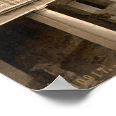 Roman Bath and Abbey IV, Bath, Somerset, England ポスター (角)