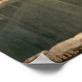 Roman Bath and Abbey V, Bath, Somerset，イギリス ポスター (角)