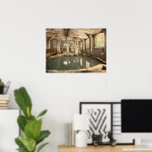 Roman Bath and Abbey V, Bath, Somerset，イギリス ポスター (ホームオフィス)