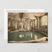 Roman Bath and Abbey V, Bath, Somerset，イギリス ポストカード (正面/裏面)