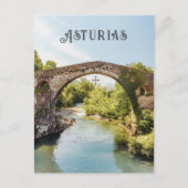 Roman Bridge, Cangas de Onís, Asturias travel ポストカード (正面)