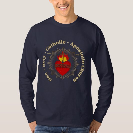 Roman Catholic Sacred Heart Gift Tシャツ (正面)