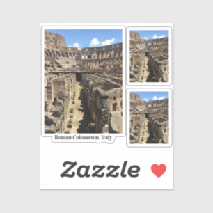Roman Colosseum、イタリア写真ビニールシール シール