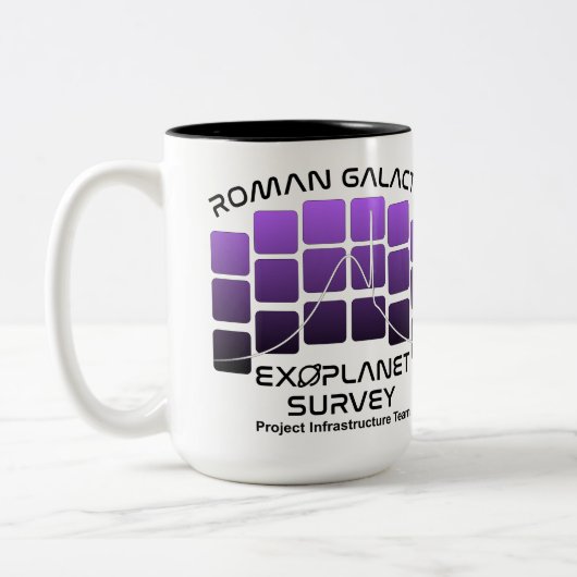 Roman Galactic Exoplanet Survey PIT Mug ツートーンマグカップ (左)