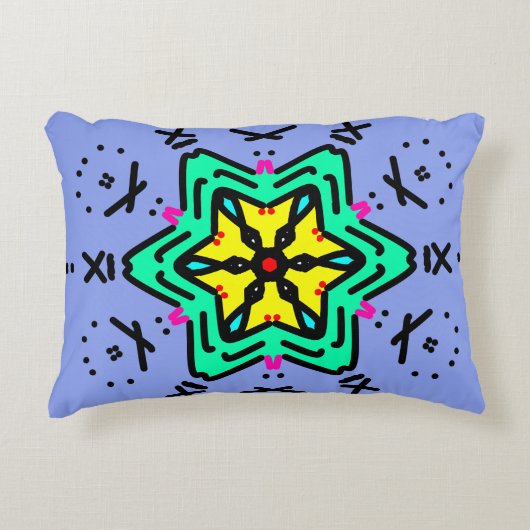 Roman Mandala Art アクセントクッション (正面)