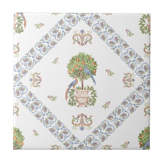 Roman Mosaic Tile – Classic Wall Art. タイル (正面)