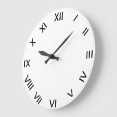 ROMAN NUMERAL clock ラージ壁時計 (傾斜)