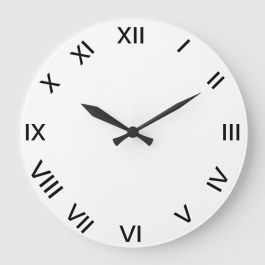ROMAN NUMERAL clock ラージ壁時計 (正面)