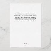 Roman Numerals Two Photos Black New Year 箔シーズンカード (裏面)