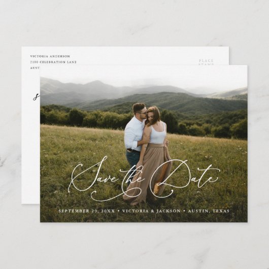 Romance日付ポストカードの保存 案内ポストカード (正面/裏面)