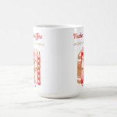 Romance Book Loving Mug with Cute Phrase コーヒーマグカップ (中央)