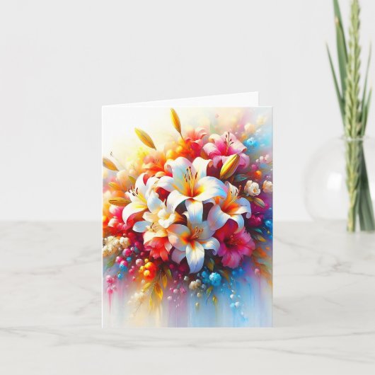 Romance Florale, Doux Soupirs du Cœur, carte  サンキューカード (正面)