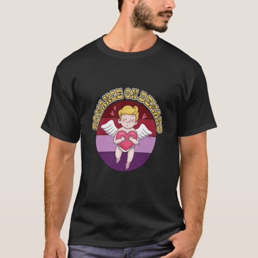 Romance on demand makes people fall in love cupid' tシャツ (正面)