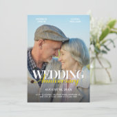 Romance photo wedding anniversary  招待状 (スタンド正面)