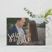 Romance Save the Date Photo Announcement 招待状 (スタンド正面)