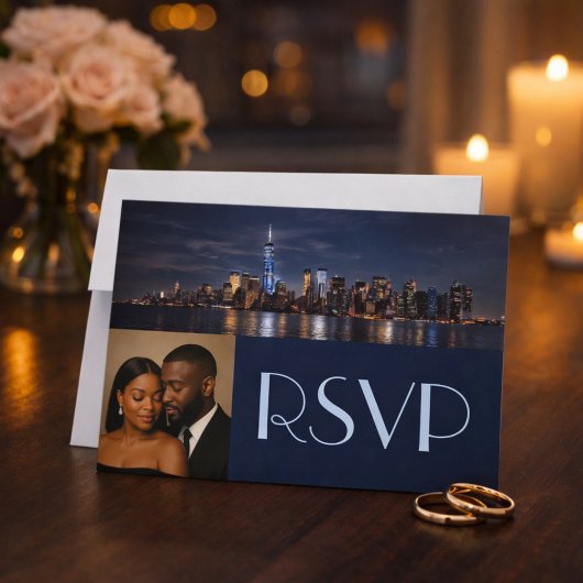 Romance, Style, and Magic of New York City RSVP 招待状