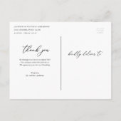 Romance Thank Youポストカード 案内ポストカード (裏面)