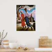 Romance, Thomas Hart Benton, Poster ポスター (キッチン)