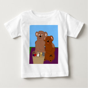 Romancingくまの幼児のティー ベビーTシャツ