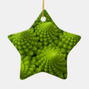 Romanescoのブロッコリーのフラクタルの野菜 セラミックオーナメント