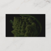 Romanescoのブロッコリーのフラクタル 名刺 (裏面)