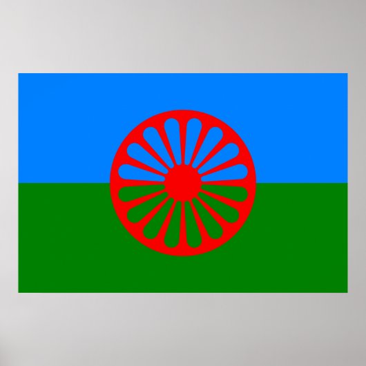 Romani Flag ポスター (正面)