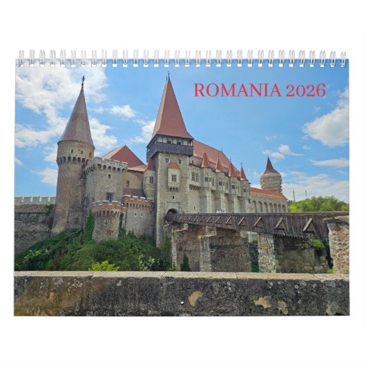 Romania 2026 calendar カレンダー (カバー)