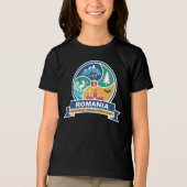 Romania Carpathians Danube Transylvania トライブレンドTシャツ (正面)