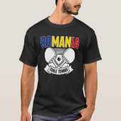 Romania Ping Pong   Romanian Table Tennis Supporte Tシャツ (正面)