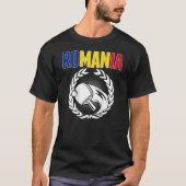 Romania Ping Pong   Romanian Table Tennis Supporte Tシャツ (正面)