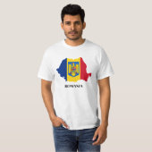 Romania silhouette tシャツ (正面フル)