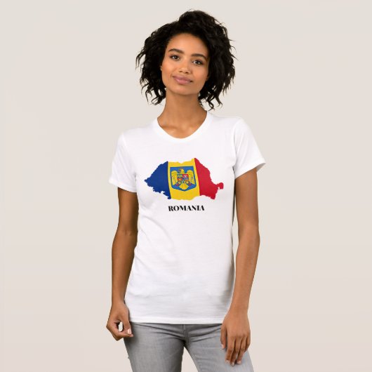Romania silhouette tシャツ (正面フル)