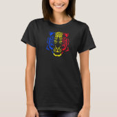 Romania Tiger Romanian Flag   Tシャツ (正面)