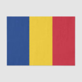 Romania tissue paper, Romanian Flag tissue paper 薄葉紙 (正面)