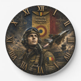 Romanian Air Force Pilot Military Aviation ペーパープレート