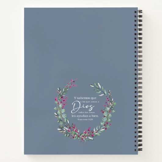 Romanos 8 Notebook ノートブック (裏面)