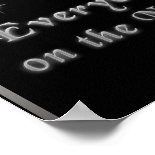 Romans 10:13 Everyone that calls on the Name ポスター (角)