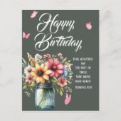 Romans 10:15 Birthday Postcard ポストカード (正面)