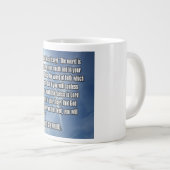 Romans 10:8-9 WEBU Mug ジャンボコーヒーマグカップ (正面右)