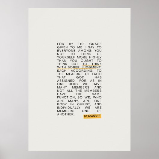 Romans 12 ポスター (正面)