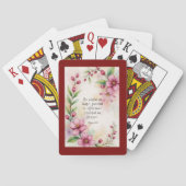 Romans 12:12 Custom Bible Verse トランプ (裏面)