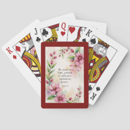 Romans 12:12 Custom Bible Verse トランプ