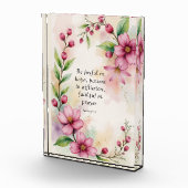 Romans 12:12 Custom Bible Verse フォトブロック (右)