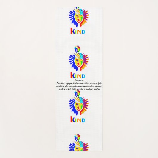 Romans 12:1 LK Yoga Mat – Worship in Motion  ヨガマット (正面)