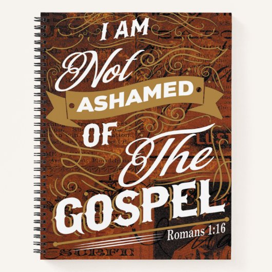 Romans 1:16 ノートブック (正面)