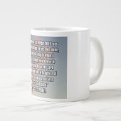 Romans 4:23–25 WEBU Mug ジャンボコーヒーマグカップ (正面右)