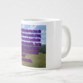 Romans 6:22-23 WEBU Mug ジャンボコーヒーマグカップ (正面右)