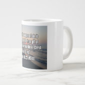 Romans 6:23 WEBU Mug ジャンボコーヒーマグカップ (正面右)
