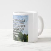 Romans 8:11 WEBU Mug ジャンボコーヒーマグカップ (正面右)